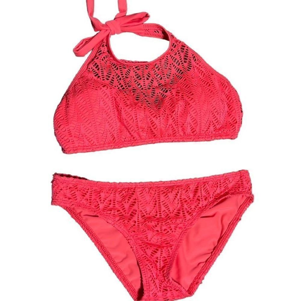 Nautica NWT Coral High Neck Bikini Size XXS